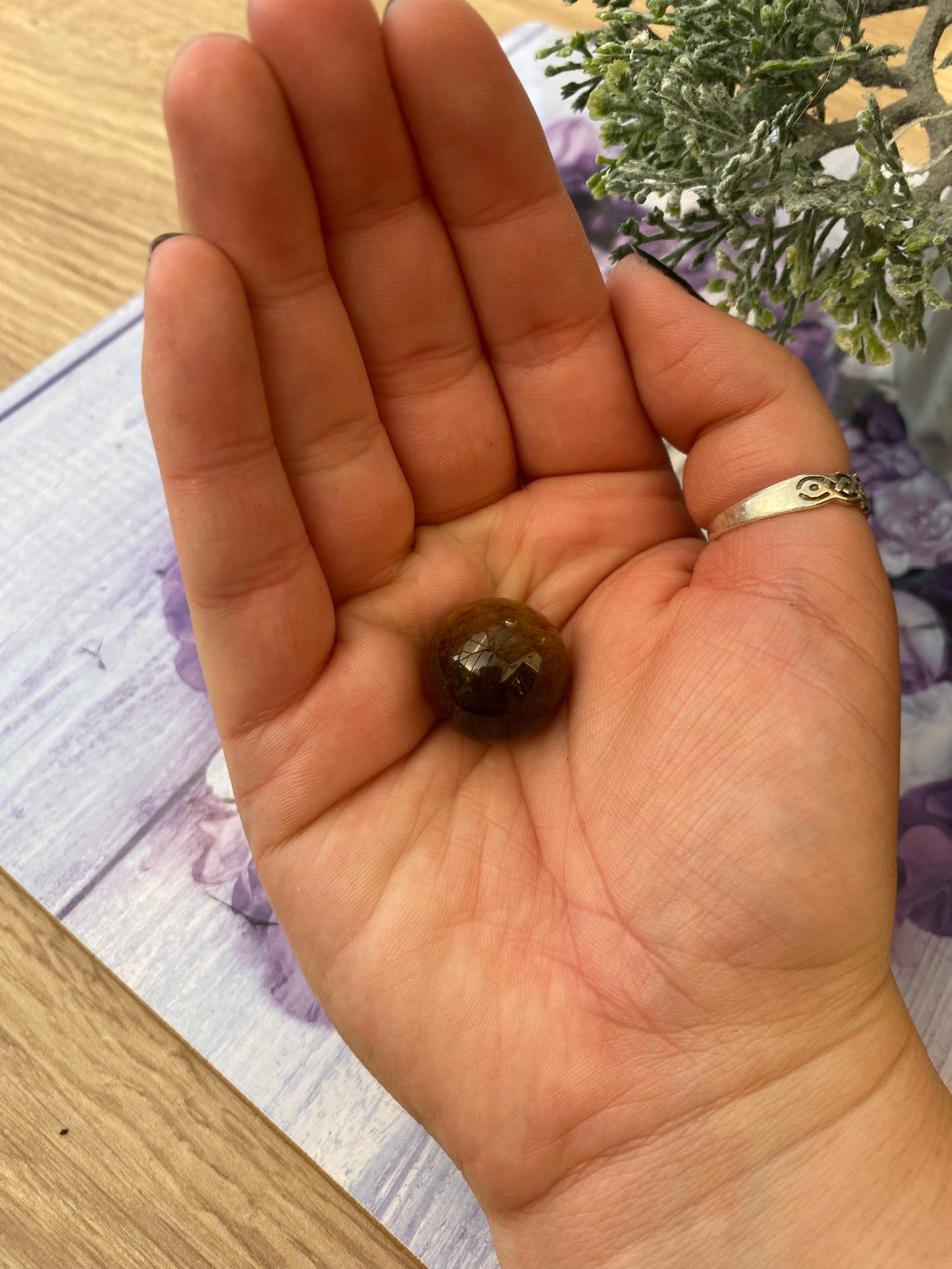 Golden Tiger’s Eye Mini Sphere