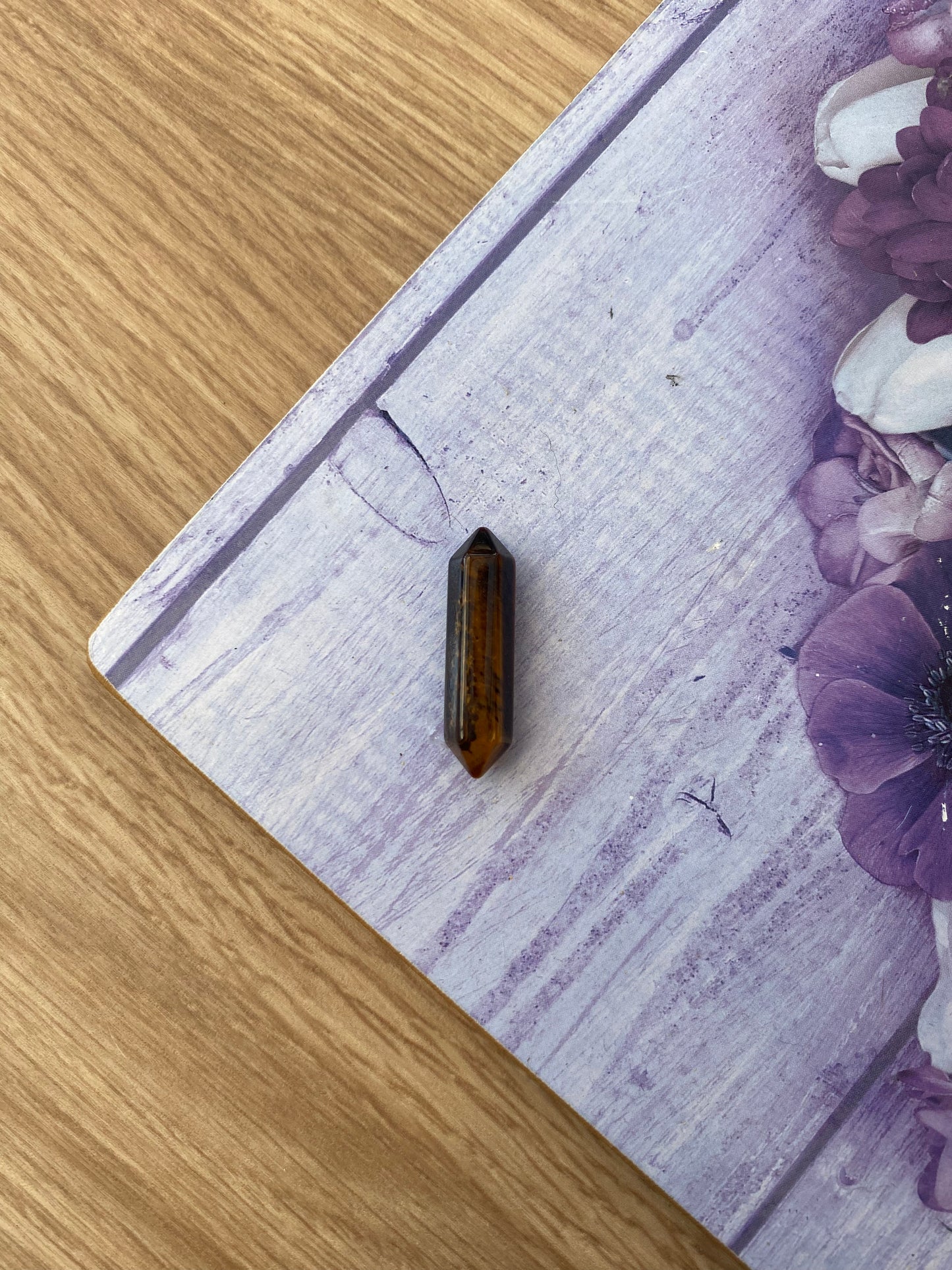 Golden Tiger’s Eye Double Terminated Pencil Crystal