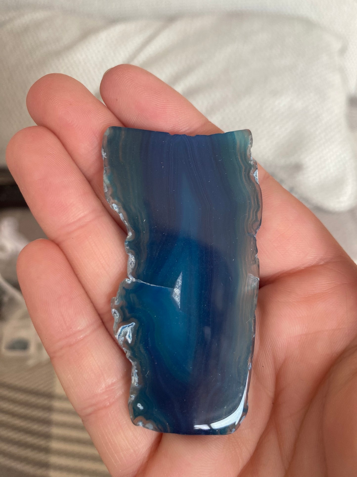 Blue Agate Slice