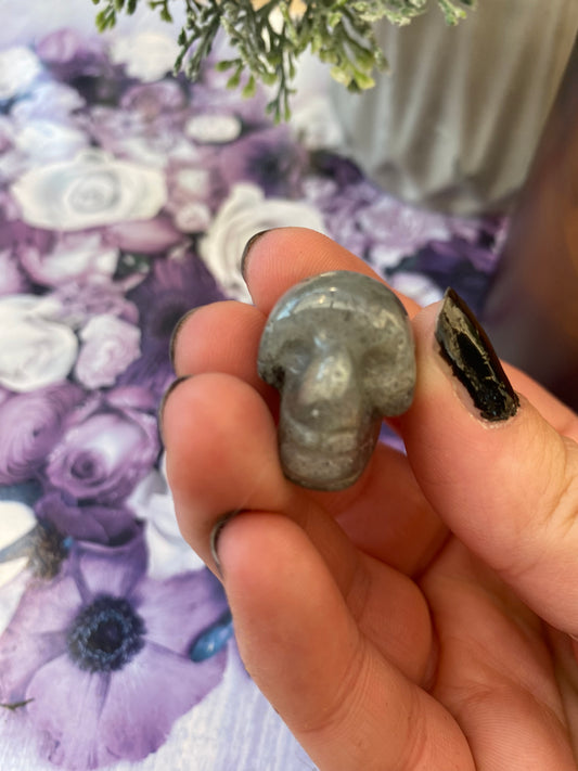 Labradorite Skull