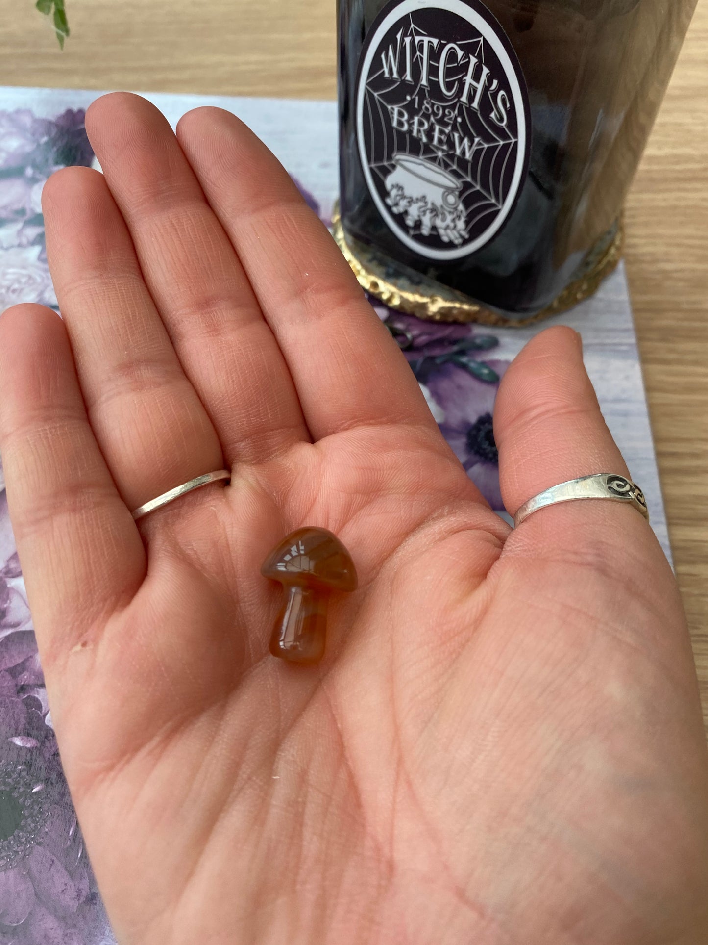 Red Carnelian Mini Crystal Mushroom