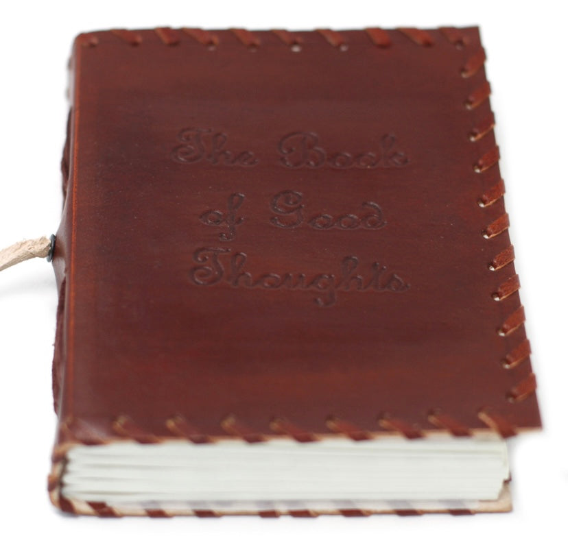 Leather Book of Thoughts with Wrap