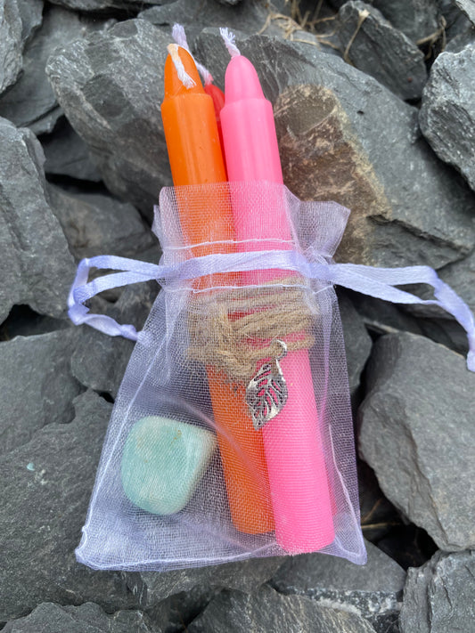 Crystal and Spell Candle Gift Pouch