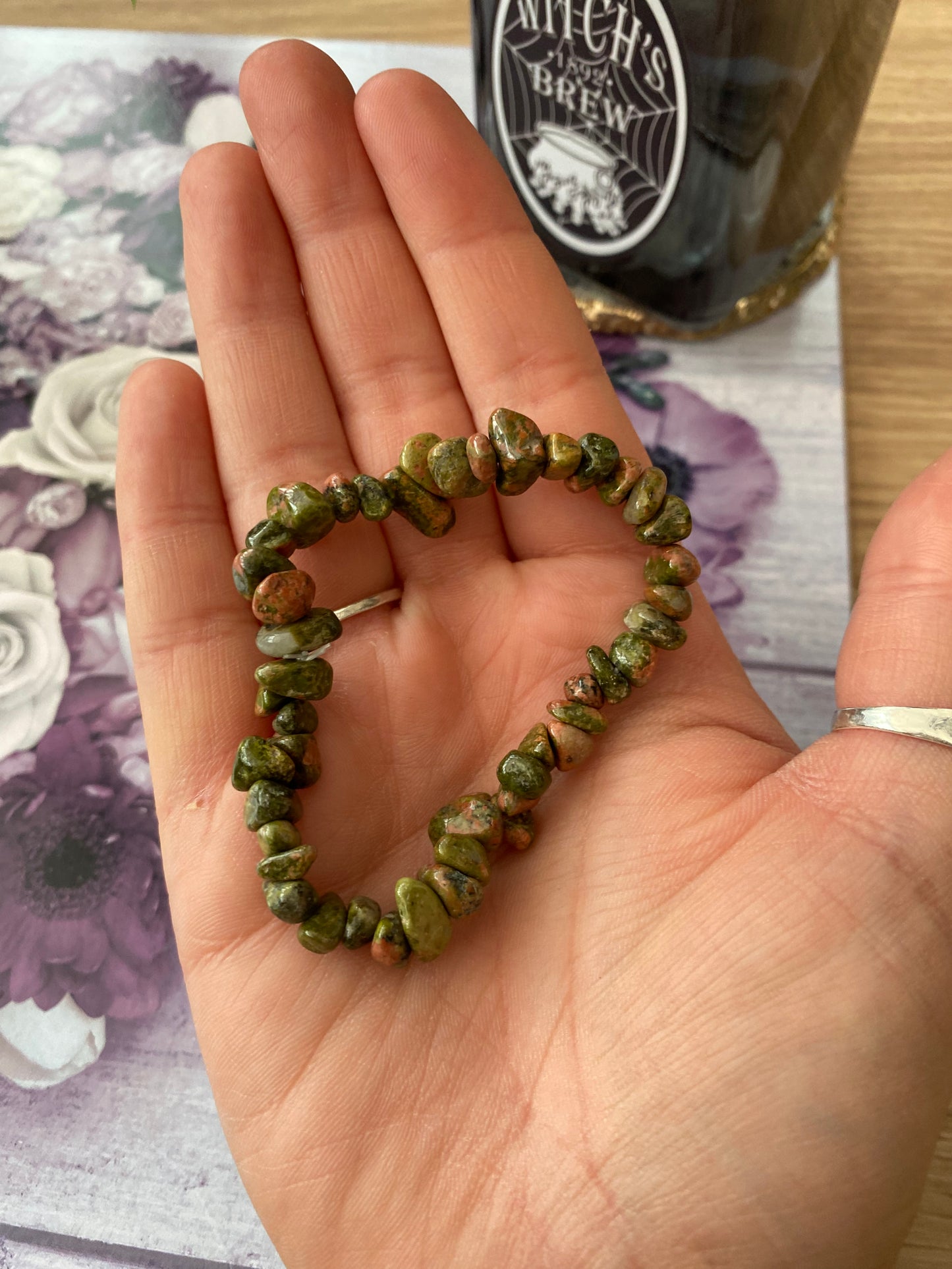 Unakite Crystal Bracelet