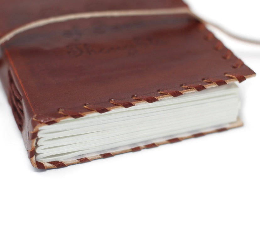 Leather Book of Thoughts with Wrap