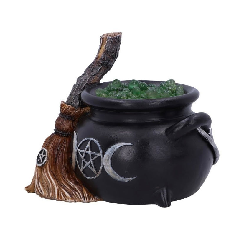 Light Up Bubbling Cauldron Figurine