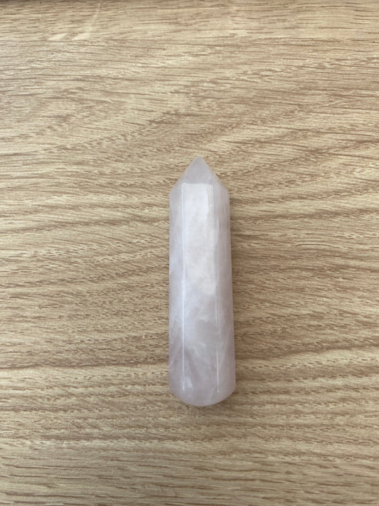 Rose Quartz Crystal Wand