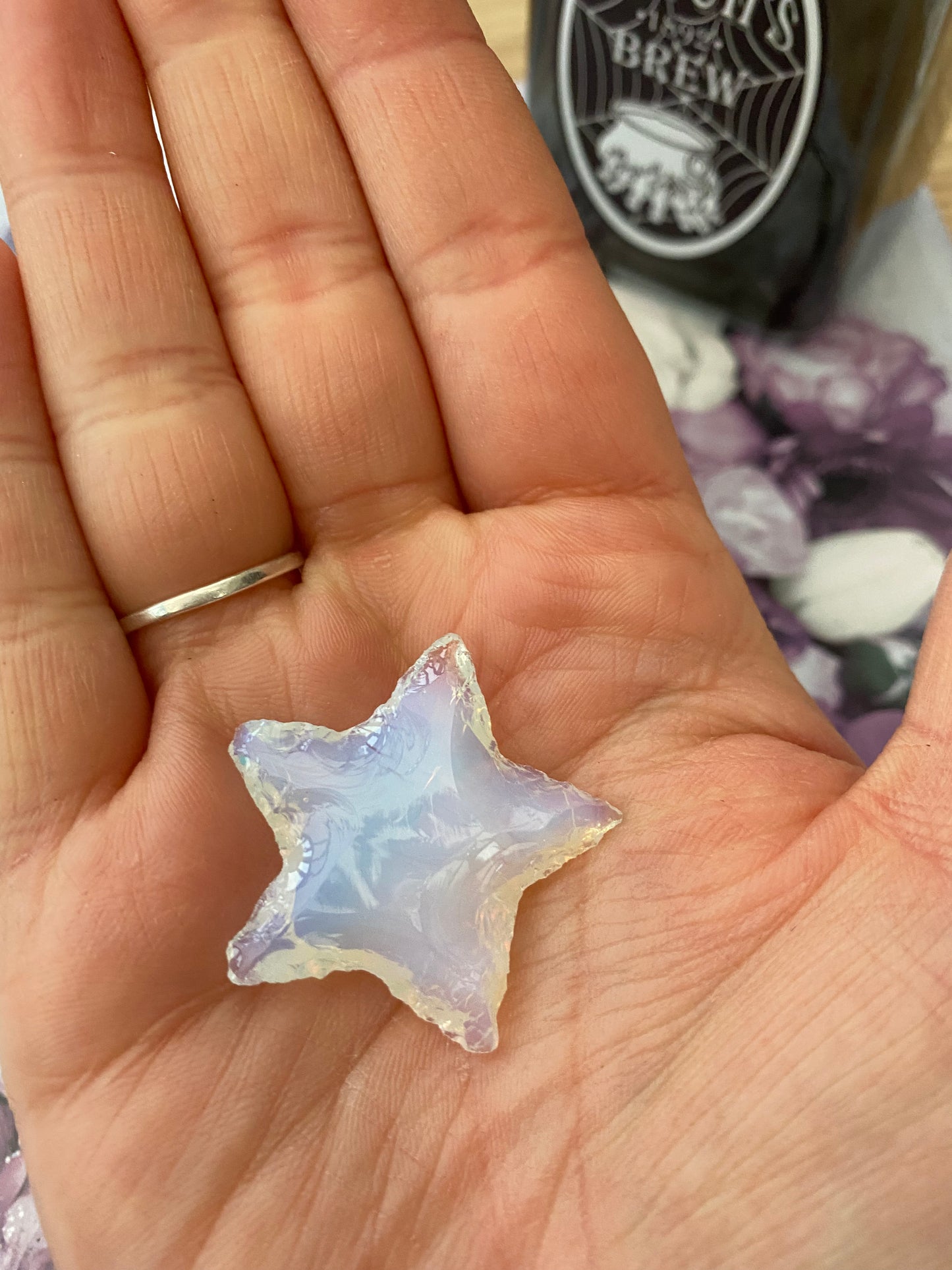 Opalite Crystal Star