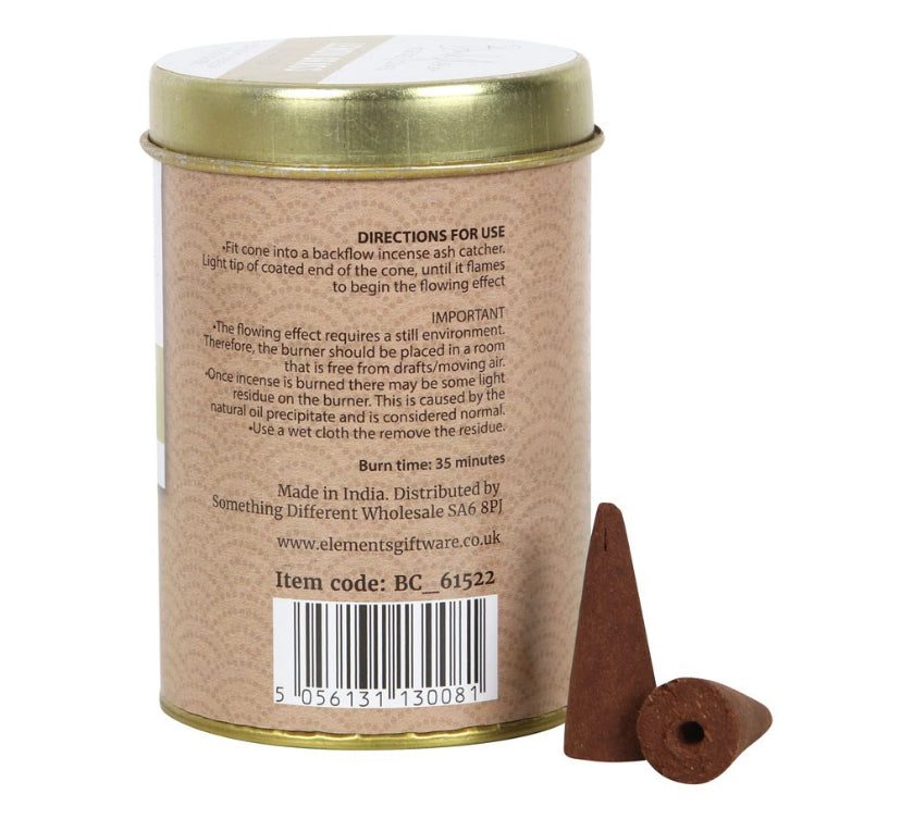 Vegan Lemon Grass Backflow Incense Cones