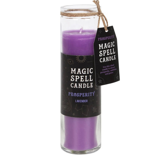 Purple ‘Prosperity’ Spell Tube Candle