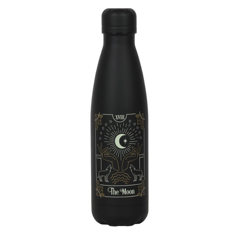 Moon Tarot Metal Water Bottle