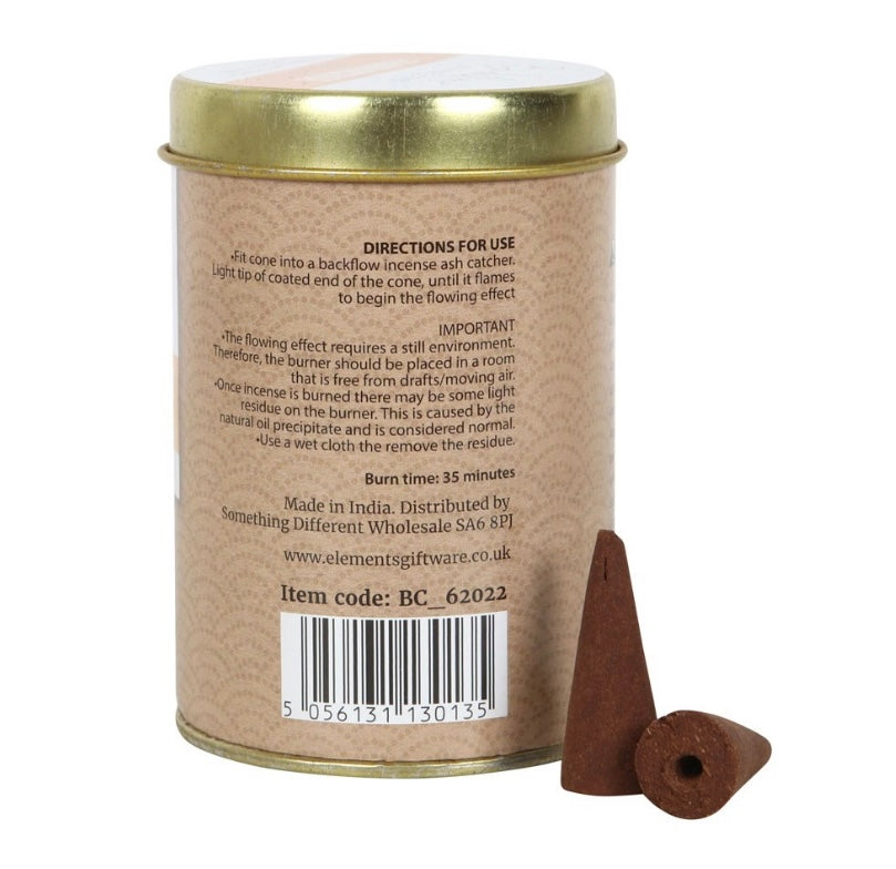 Vegan Frankincense Jumbo Backflow Incense Cones