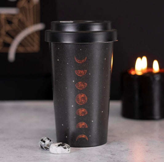 Moon Phases Bamboo Eco Travel Mug