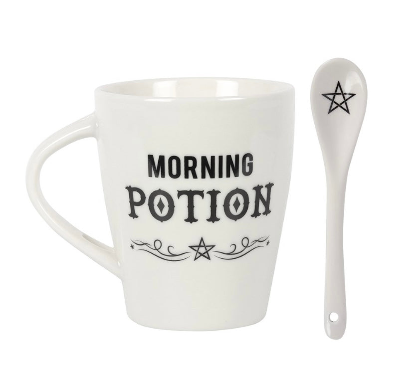 Morning Potion Mug and Spoon Set