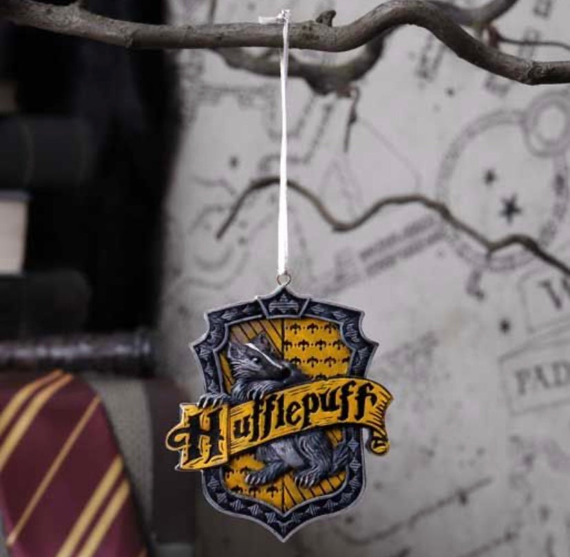 Official Harry Potter Hufflepuff Crest Hanging Ornament