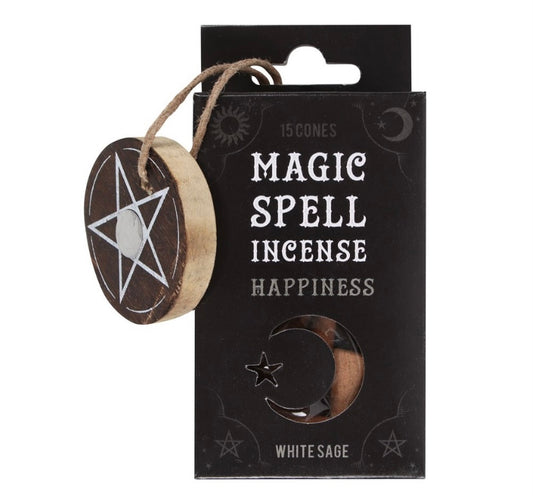 White Sage ‘Happiness’ Spell Incense Cones