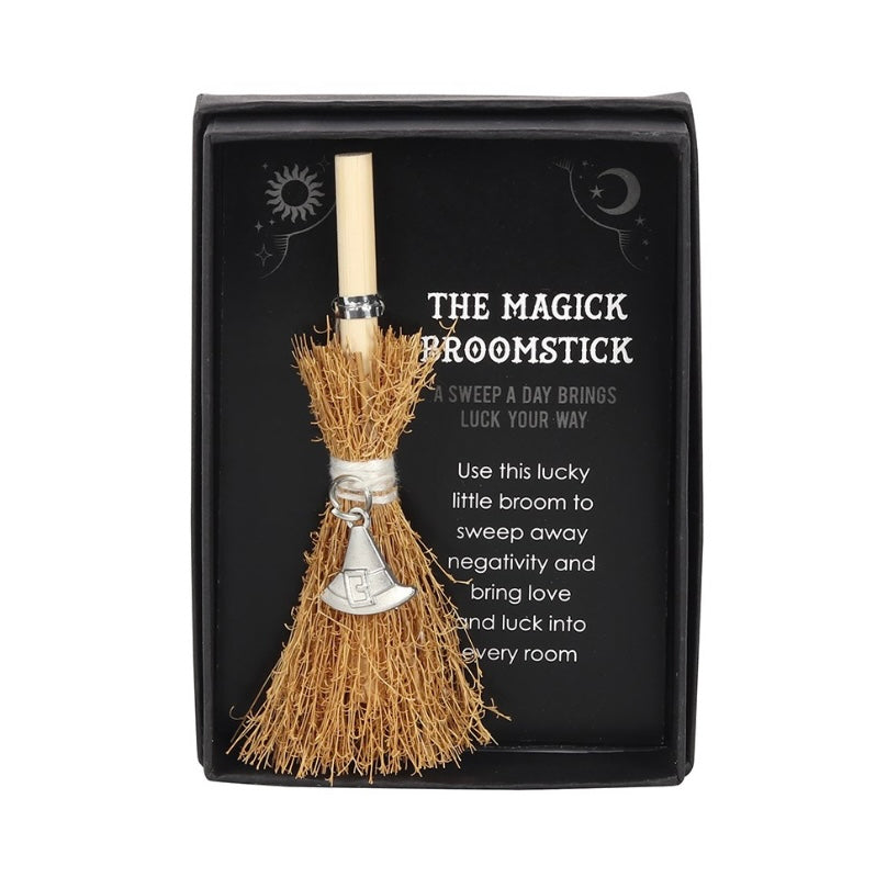 Witch Hat Mini Magick Broomstick