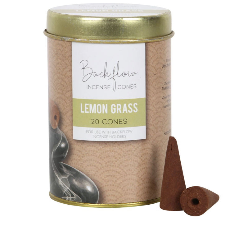 Vegan Lemon Grass Backflow Incense Cones