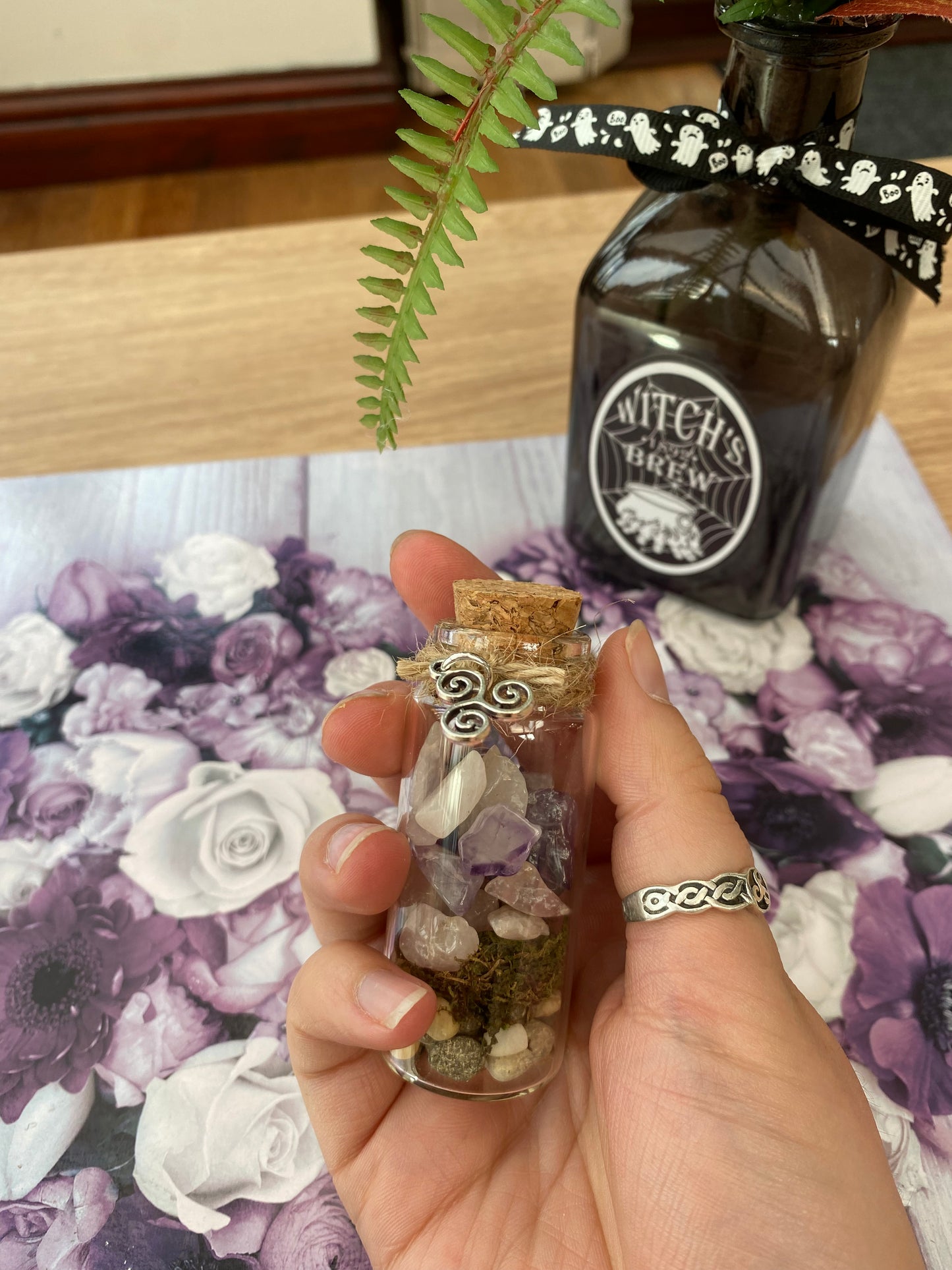 Healing Crystal Jar