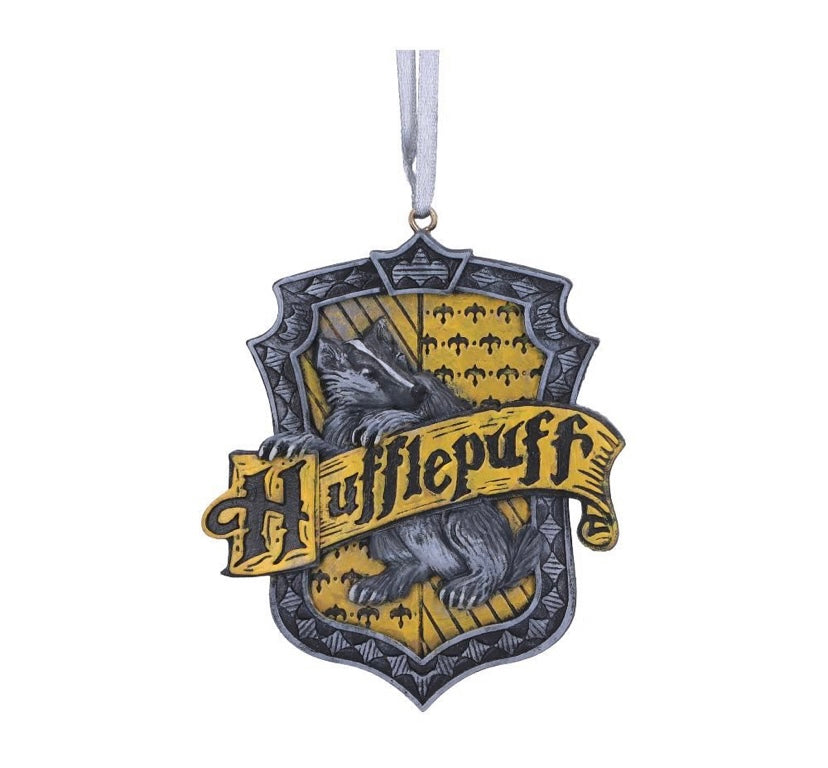 Official Harry Potter Hufflepuff Crest Hanging Ornament