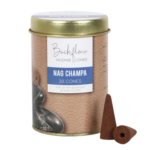 Vegan Nag Champa Backflow Incense Cones