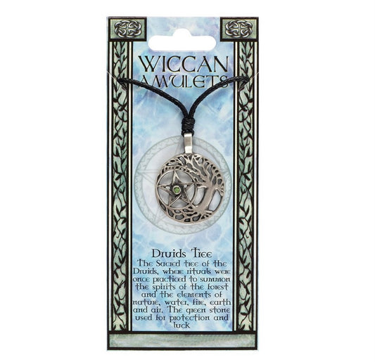 Druid’s Tree Wiccan Amulet Necklace