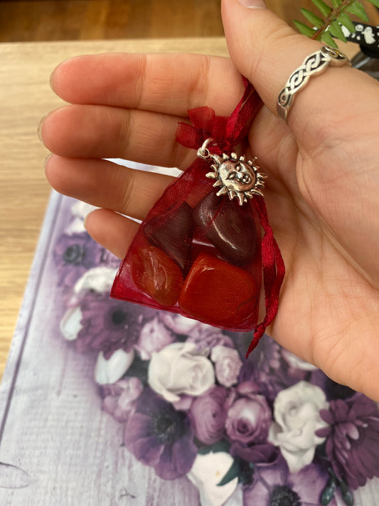 Fire Signs Crystal Pouch