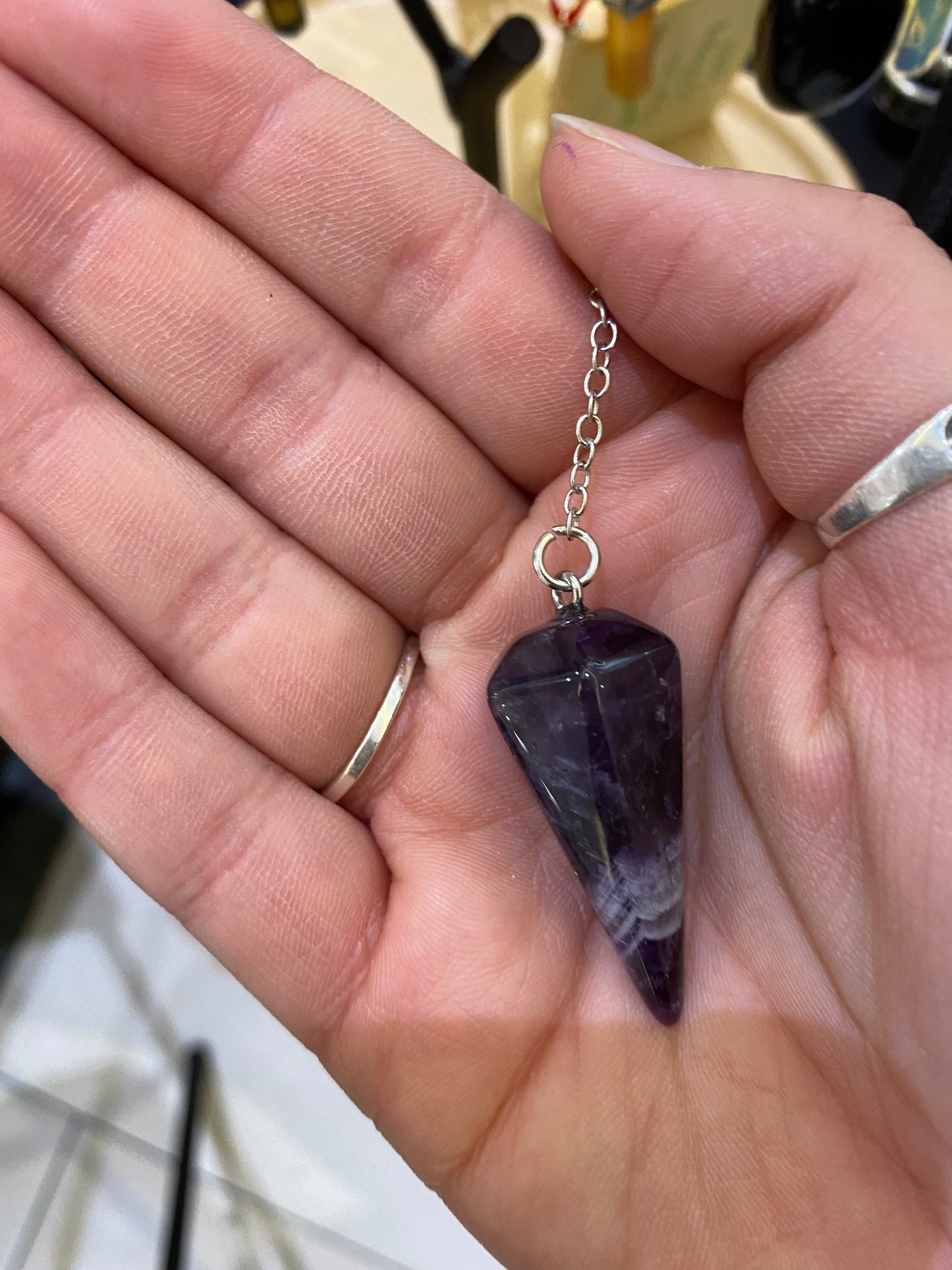 Amethyst Tree of Life Pendulum