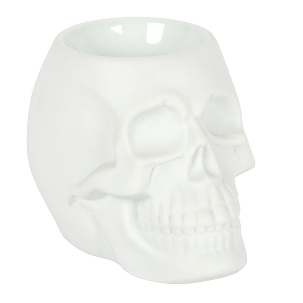 White Skull Oil Burner