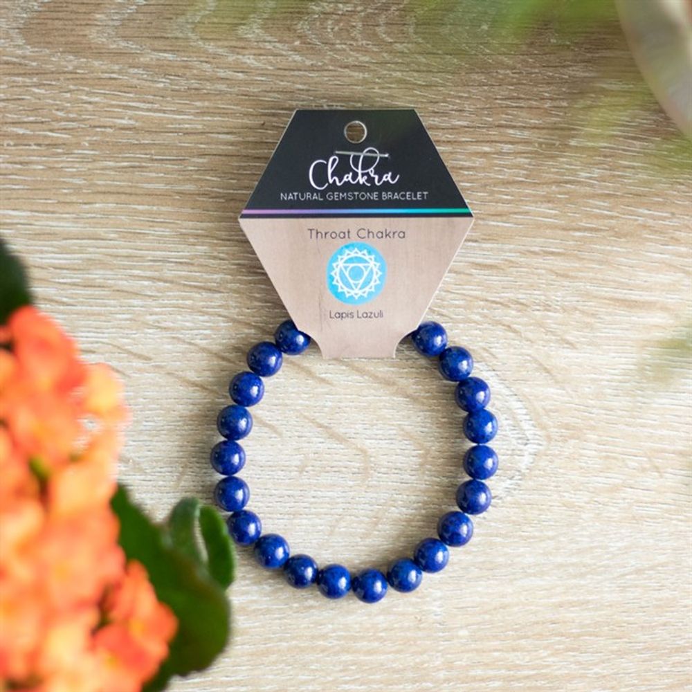 Throat Chakra Lapis Lazuli Gemstone Bracelet